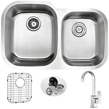 ANZZI MOORE Series KAZ3220-035B Kitchen Sink Kitchen Sink ANZZI